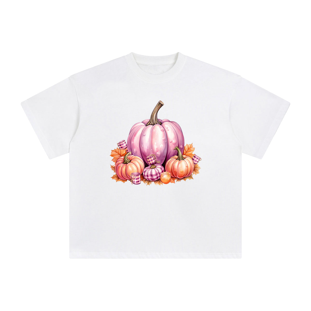 Pumpkin And Candy Graphic Tee-INNBLAC Fashion Apparel