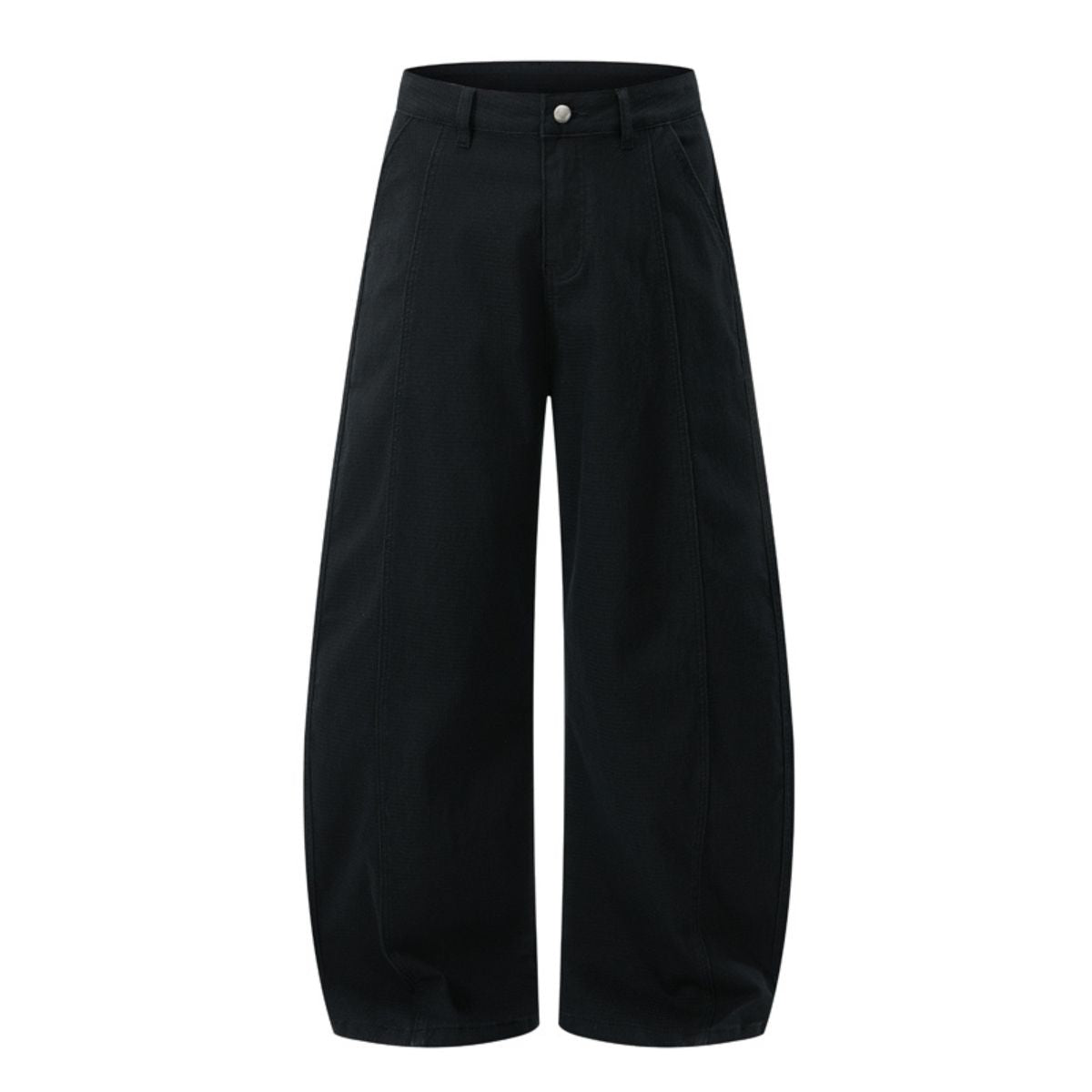 Seam‑Panel Balloon Wide Leg Trousers