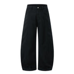Seam‑Panel Balloon Wide Leg Trousers