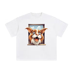 Cat Outside The Window Graphic Tee-INNBLAC Fashion Apparel