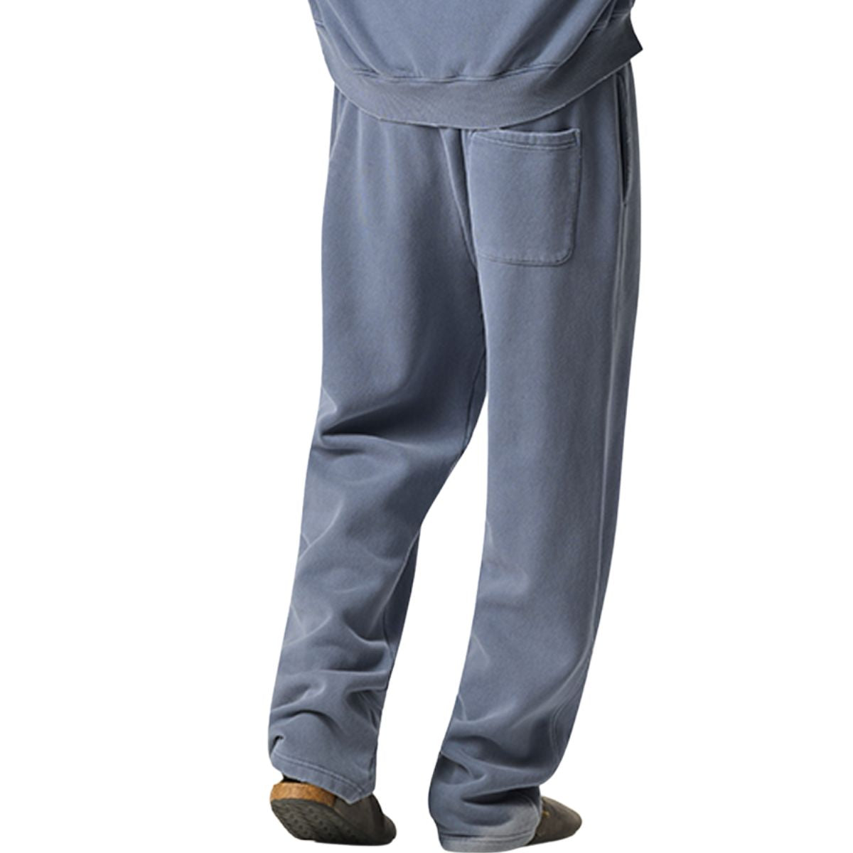 Vintage Wash Straight-Leg Fleece Sweatpants