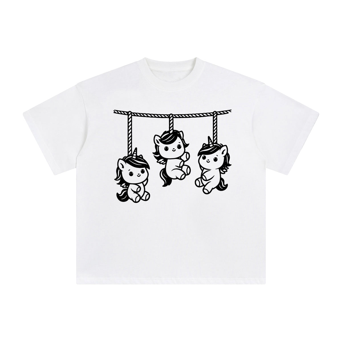 Unicorn Graphic Tee-INNBLAC Fashion Apparel