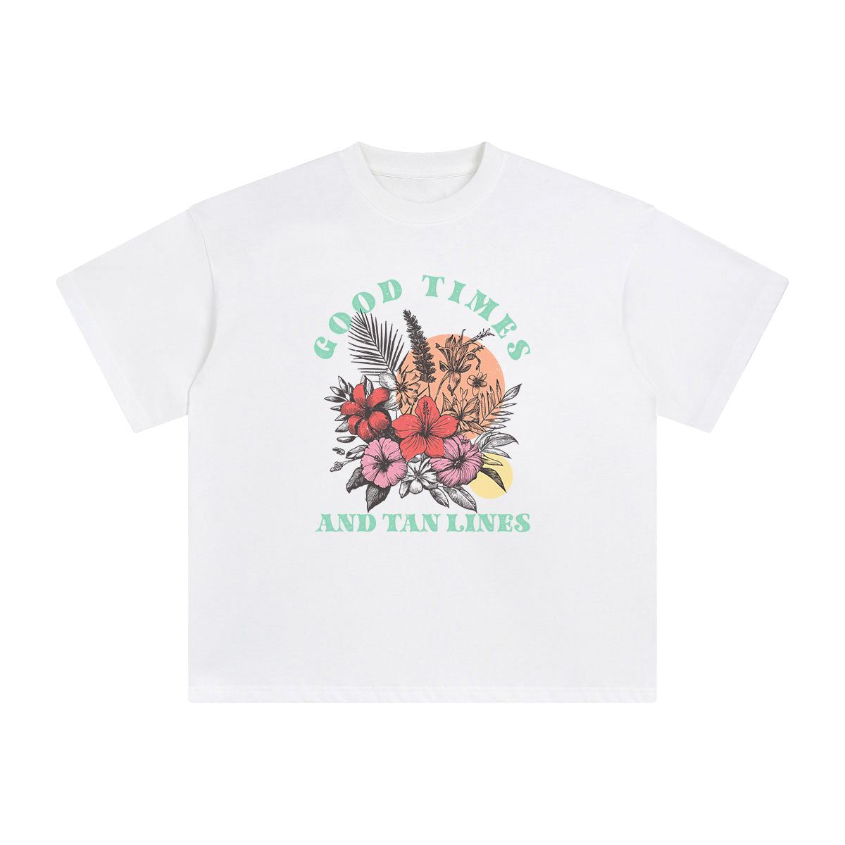 Good Times And Tan Lines Graphic Tee-INNBLAC Fashion Apparel