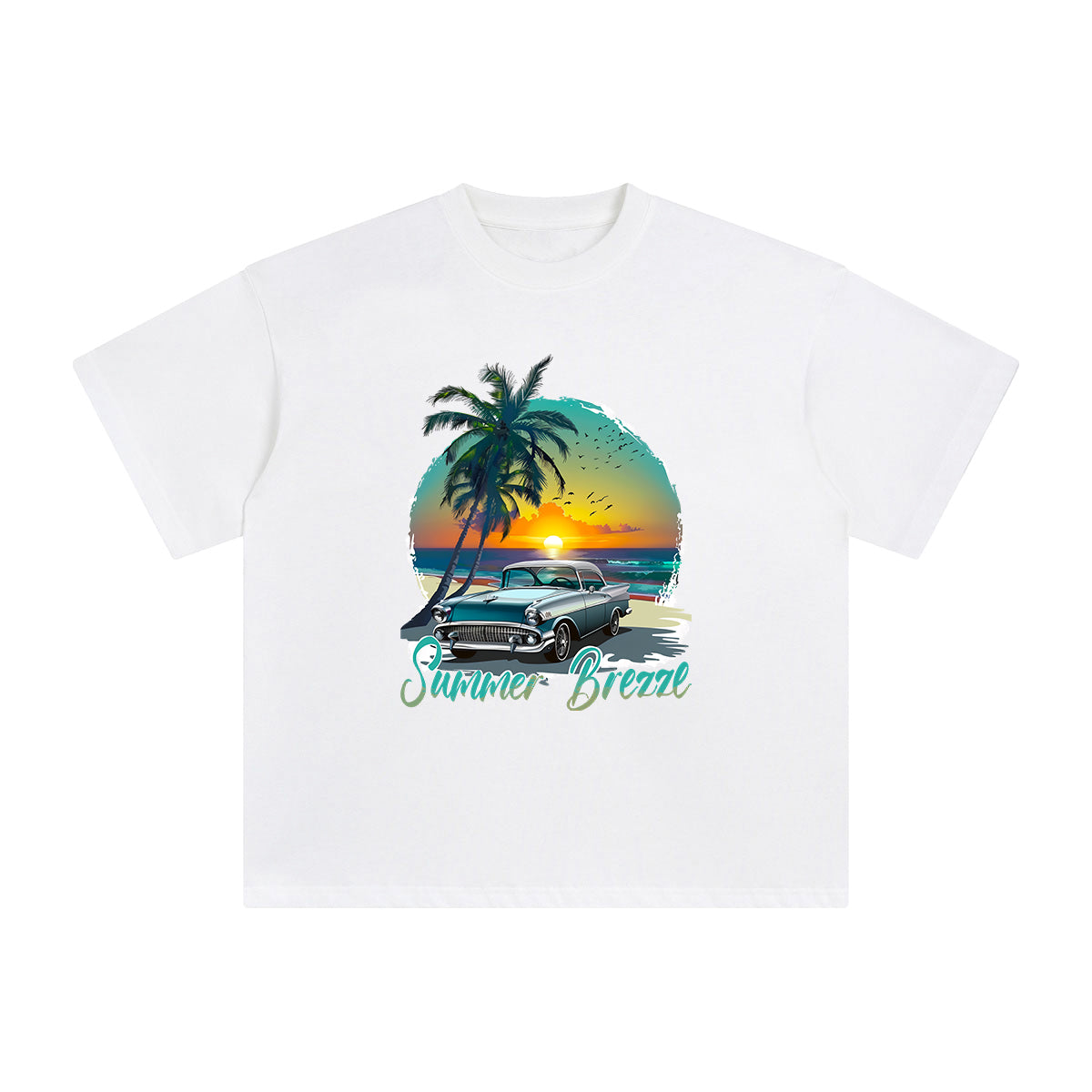 Summer Breeze Graphic Tee-INNBLAC Fashion Apparel
