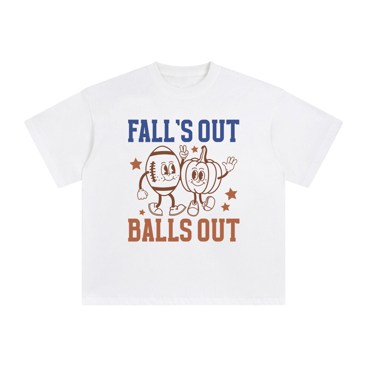 Fall's Out Balls Out Graphic Tee-INNBLAC Fashion Apparel