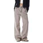 Minimalist Washed Straight Leg Denim Jeans