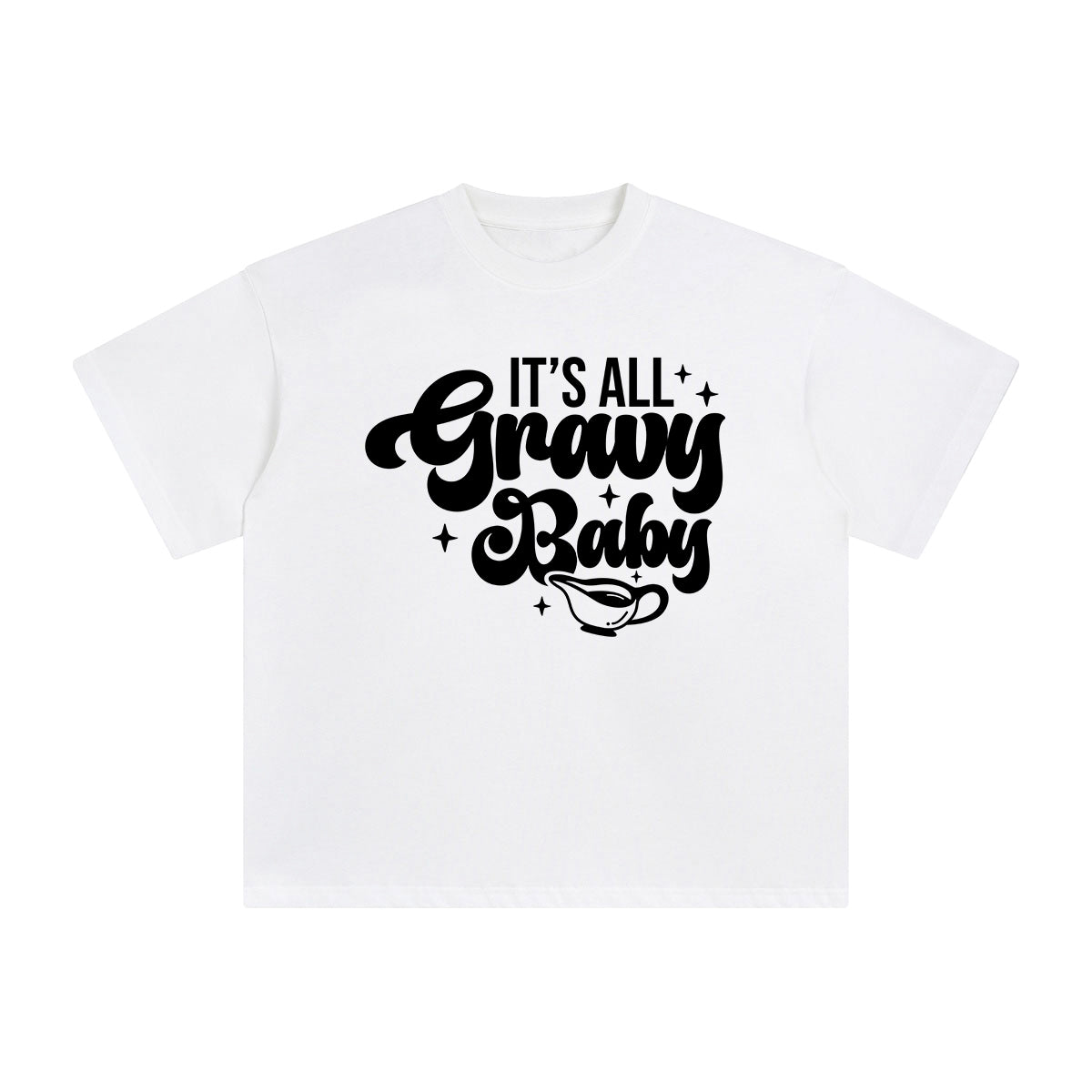 It's All Gravy Baby Graphic Tee-INNBLAC Fashion Apparel
