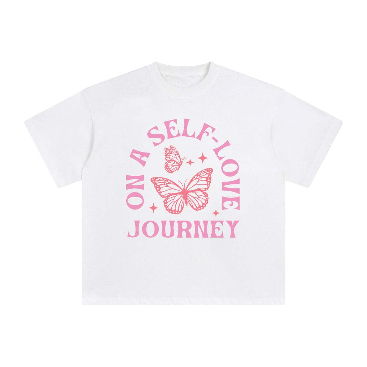 On A Self Love Journey Graphic Tee-INNBLAC Fashion Apparel