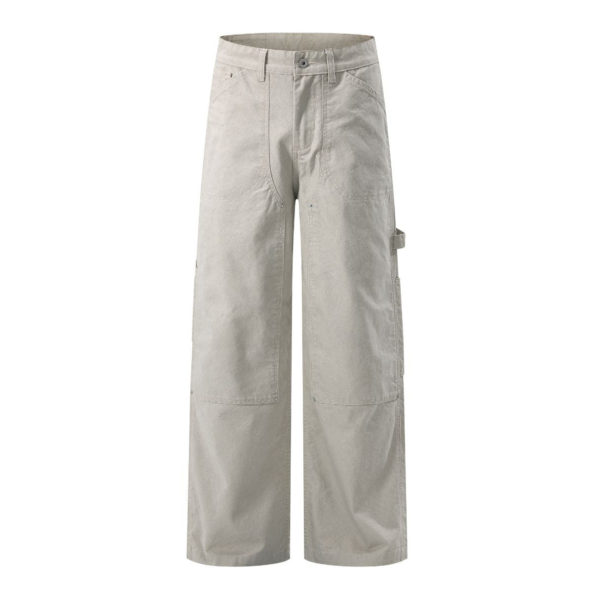 Heavy‑Weight Pearl‑Weave Twill Carpenter Work Pants