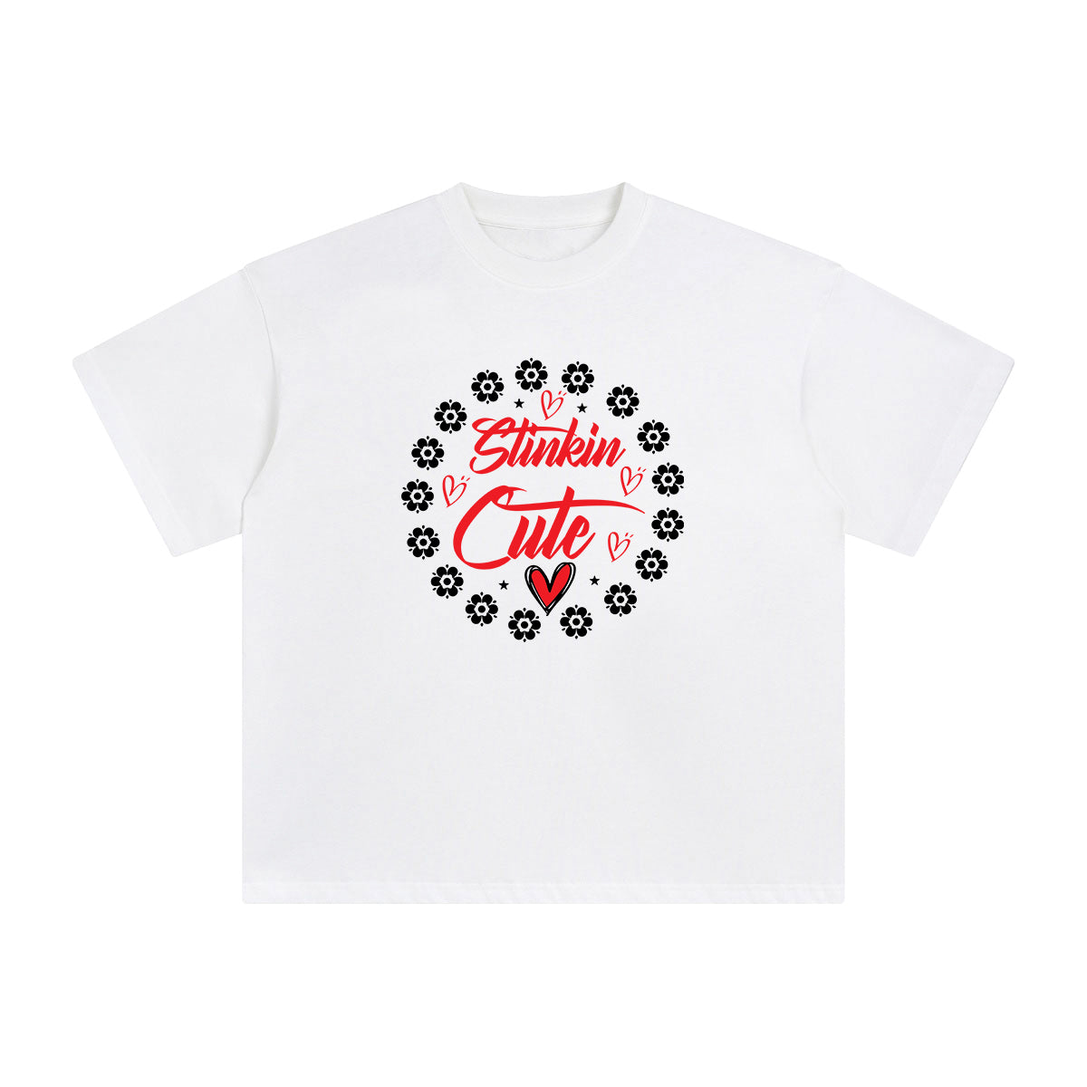 Stinkin Cute Graphic Tee-INNBLAC Fashion Apparel