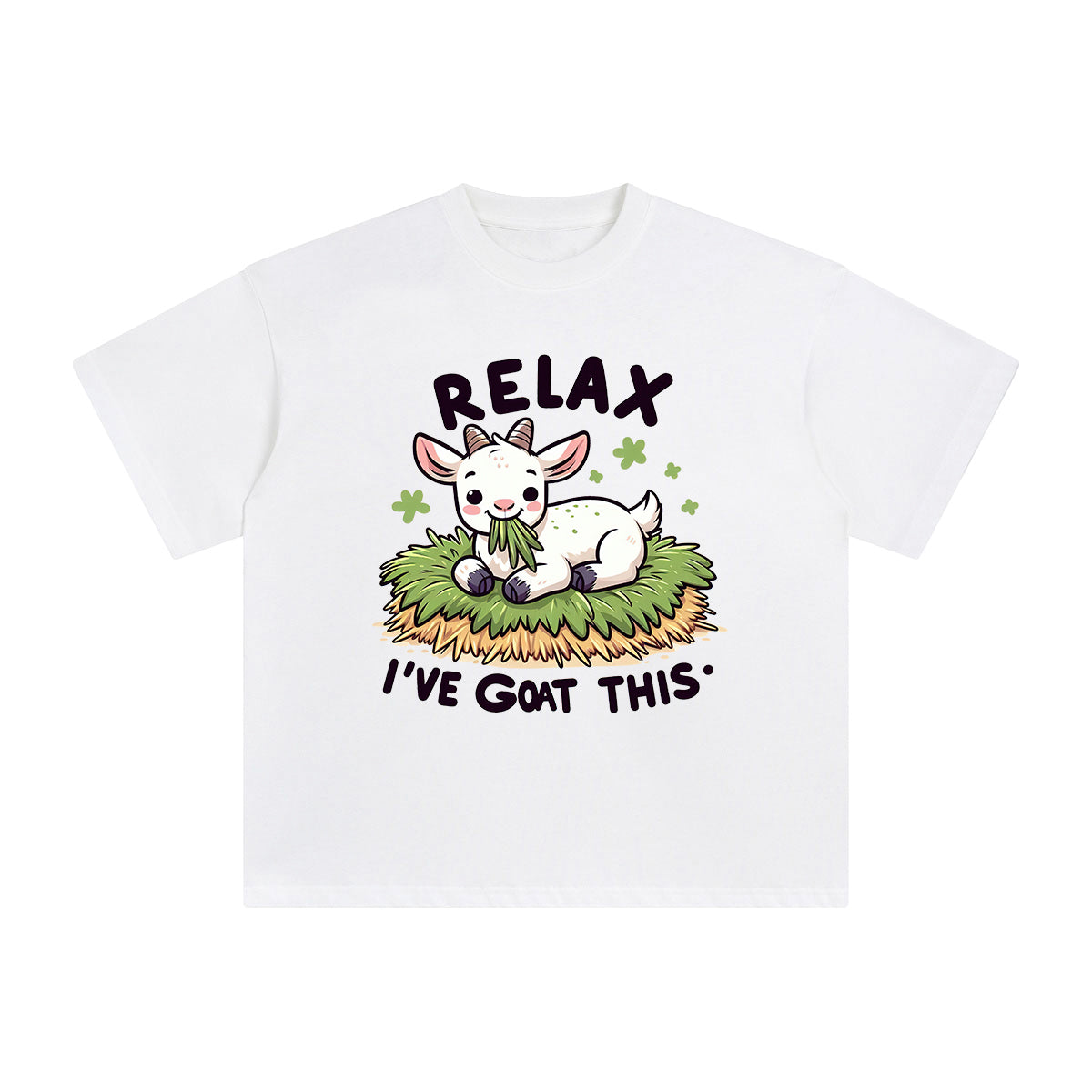Relax l've Goat This Graphic Tee-INNBLAC Fashion Apparel