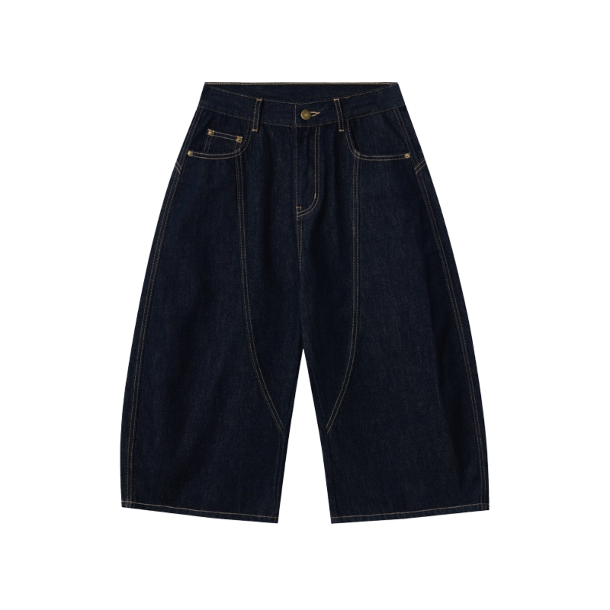 Bermudas con lavado vintage y salpicaduras de tinta