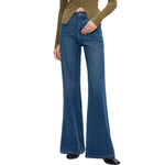 Risen Women's High-Rise Stretch Bootcut Jeans