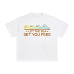 Let The Sea At Set You Free Graphic Tee-INNBLAC Fashion Apparel