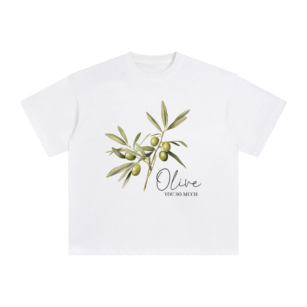 Olive You So Much Graphic Tee-INNBLAC Fashion Apparel