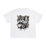 Cats Meowing Graphic Tee-INNBLAC Fashion Apparel