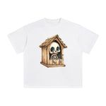 Cute Skeleton In House Graphic Tee-INNBLAC Fashion Apparel