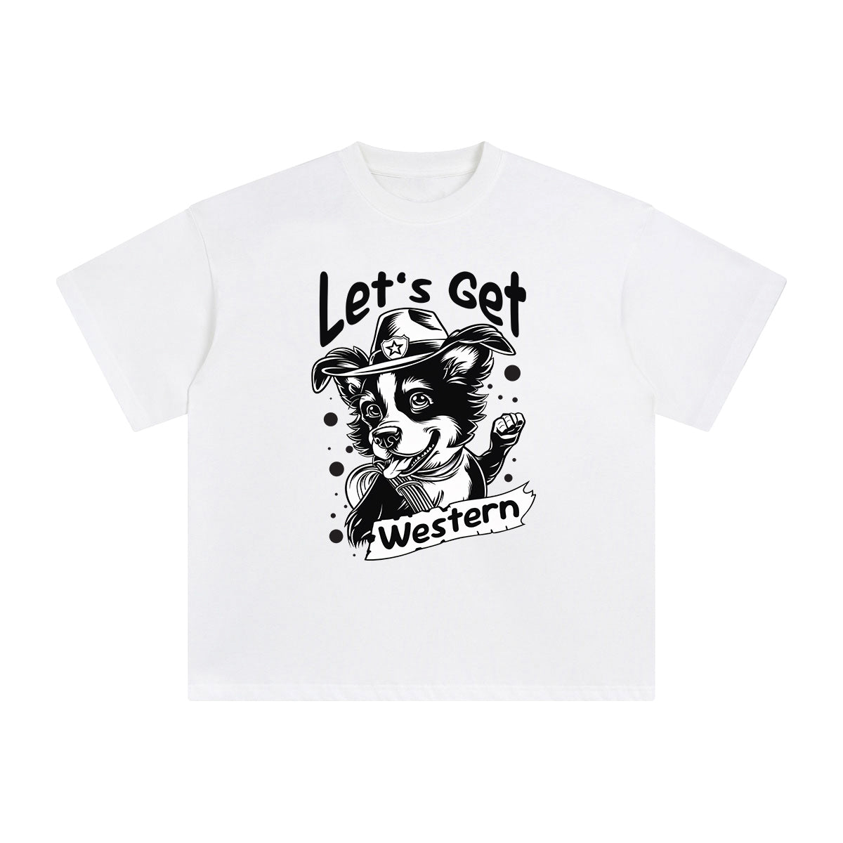 Let's Get Western Graphic Tee-INNBLAC Fashion Apparel