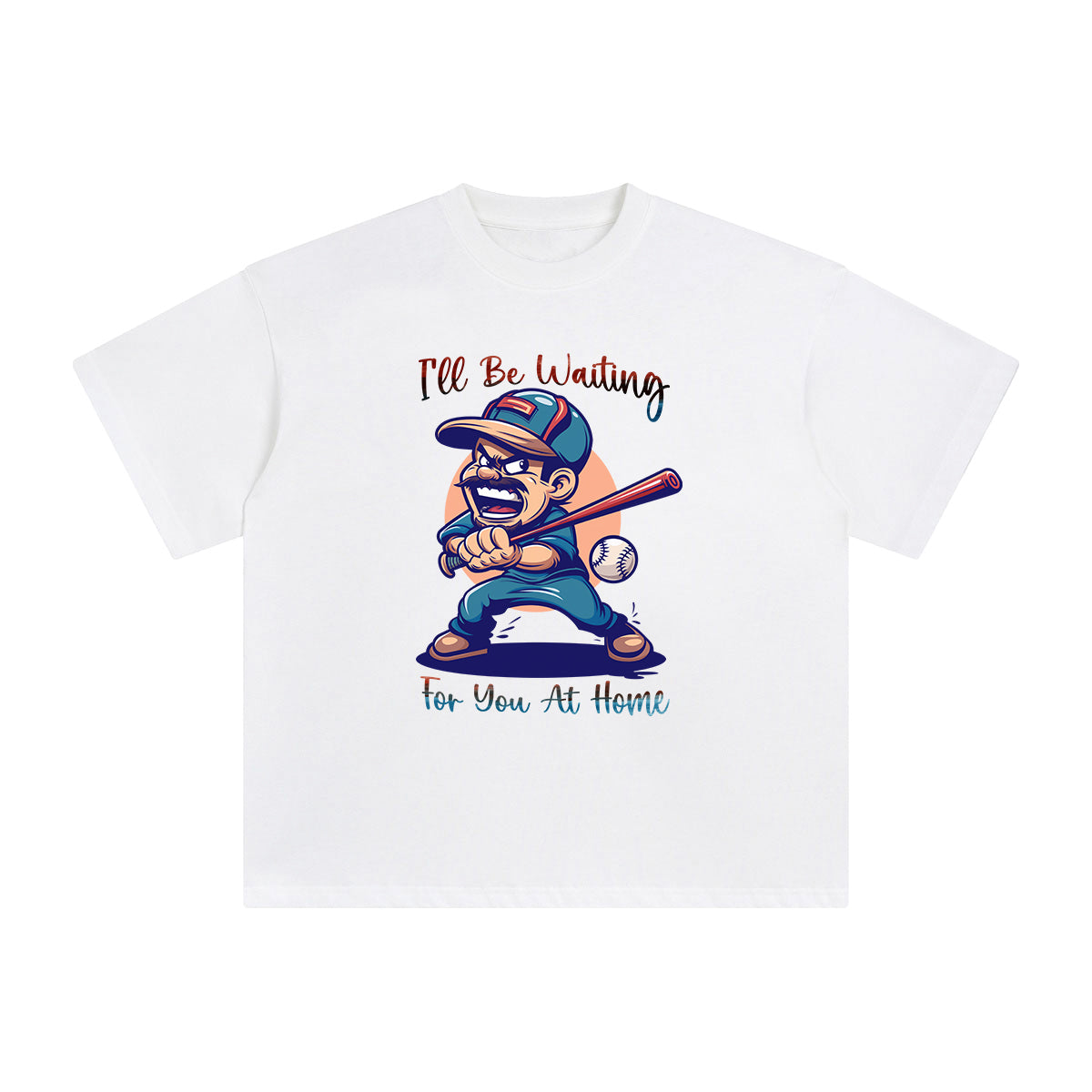 I'll Be Waiting For You At Home Graphic Tee-INNBLAC Fashion Apparel