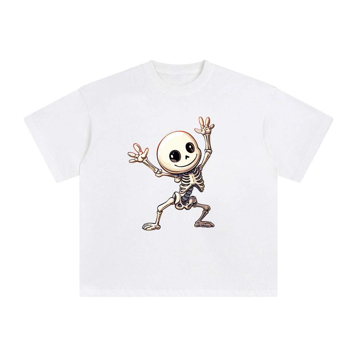 Cute Skeleton Graphic Tee-INNBLAC Fashion Apparel