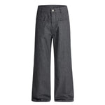 Tailored High Waist Wide Leg Striped Pants