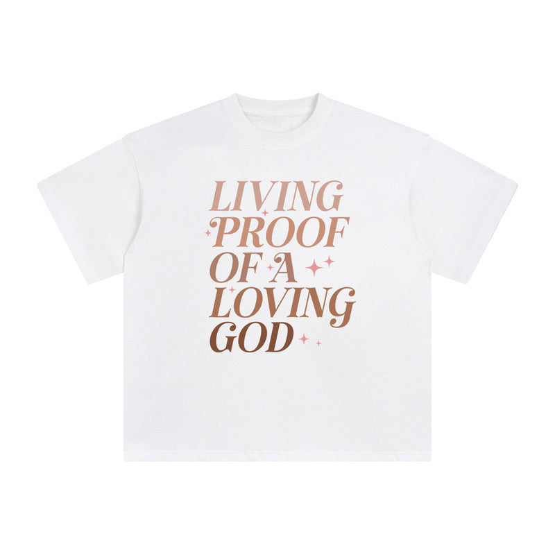 Living Proof Of A Living God Graphic Tee-INNBLAC Fashion Apparel
