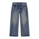 Vintage Washed Faded Loose Wide Leg Jeans