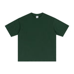Solid Color Crew Neck Cotton T Shirt 7.6oz-INNBLAC Fashion Apparel