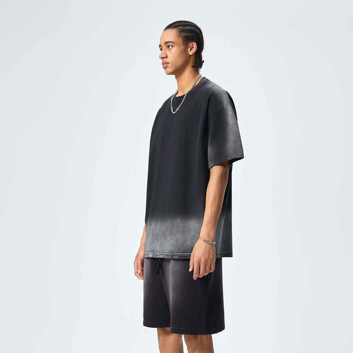 Heavyweight Gradient Baggy T Shirt 7.5oz