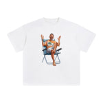 Daddy On Chair Graphic Tee-INNBLAC Fashion Apparel