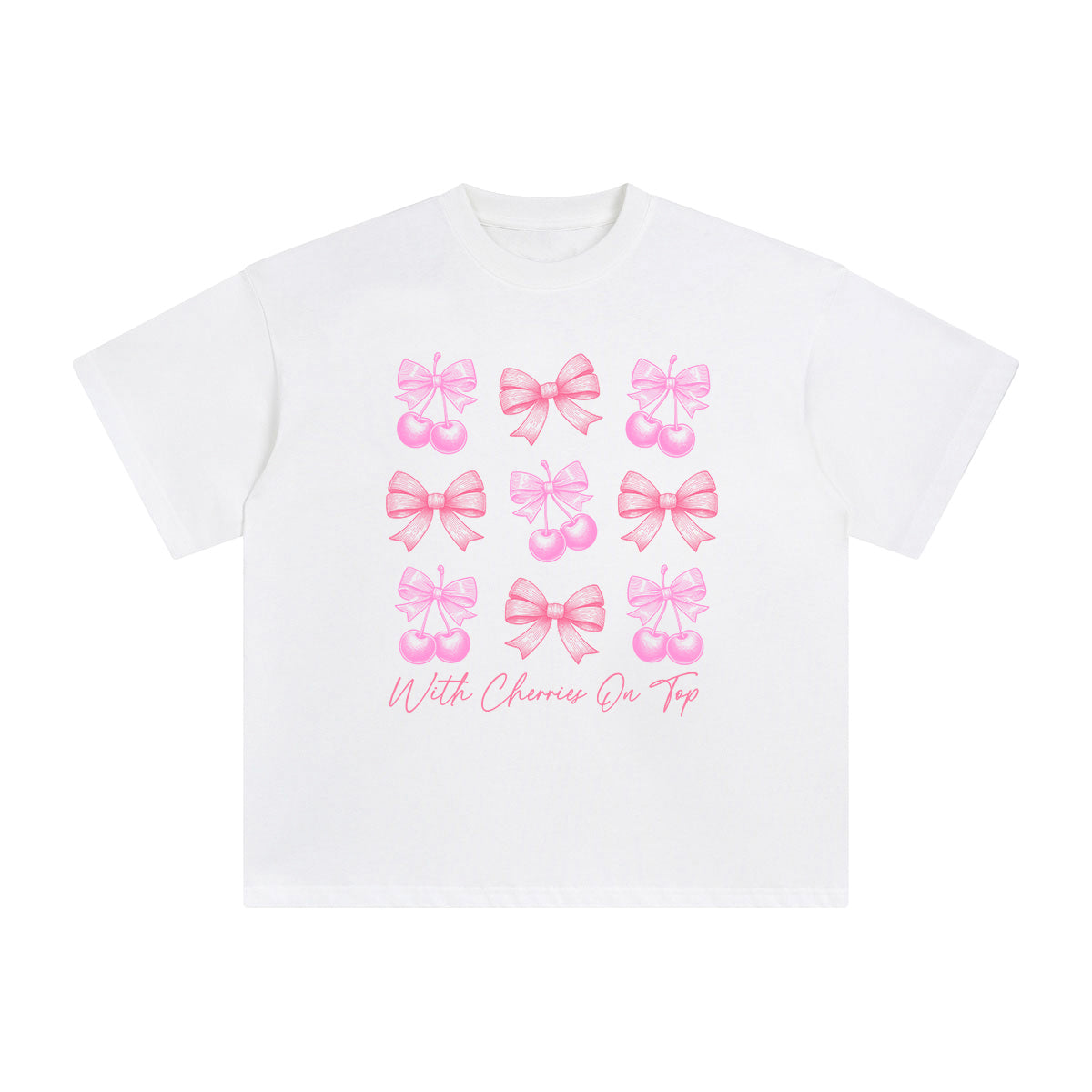With Cherries On Top Graphic Tee-INNBLAC Fashion Apparel