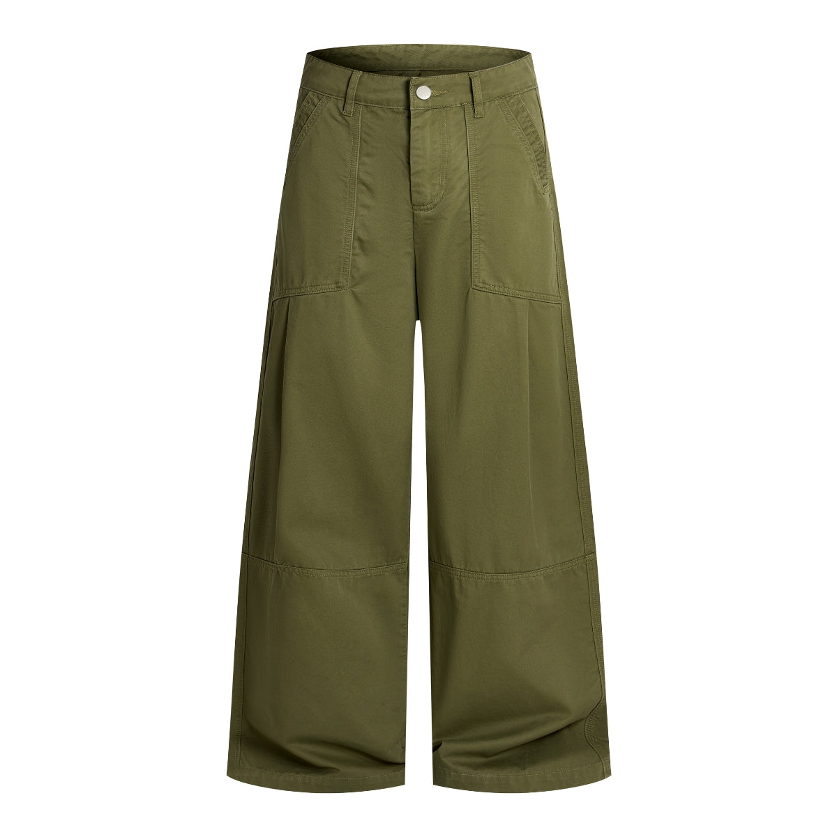 Baggy Wide-Leg Relaxed Utility Cargo Pants