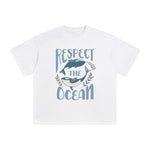 Respect The Ocean Graphic Tee-INNBLAC Fashion Apparel