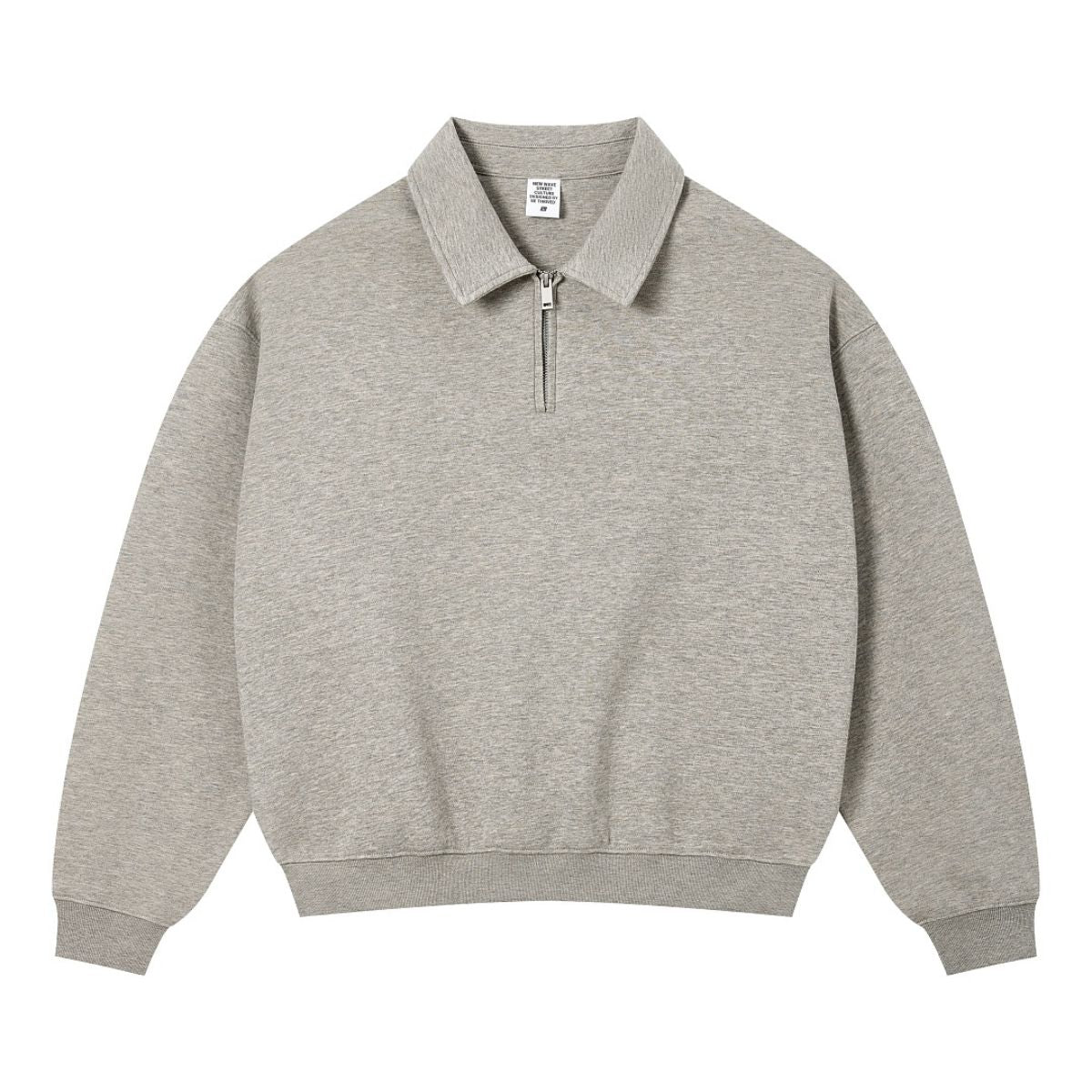 Quiet Luxury Old Money Half Zip Polo Sweatshirt
