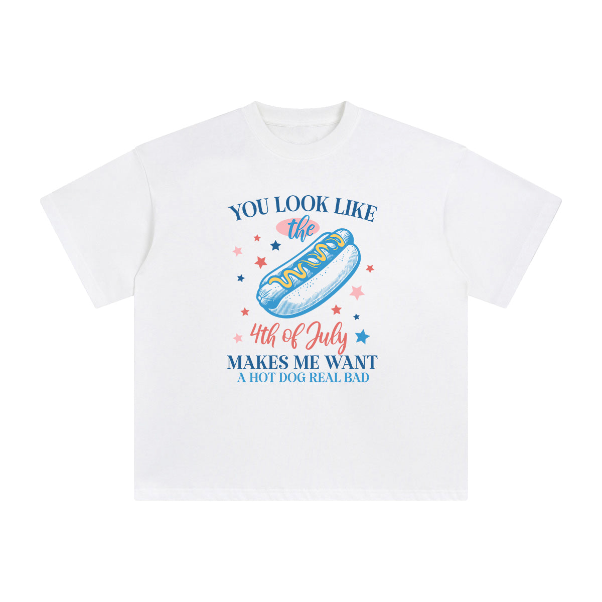 Hot Dog Graphic Tee-INNBLAC Fashion Apparel