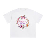 Wreath & Quote Graphic Tee-INNBLAC Fashion Apparel