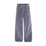 Washed Distressed Wide Leg Relaxed Straight Street Jeans