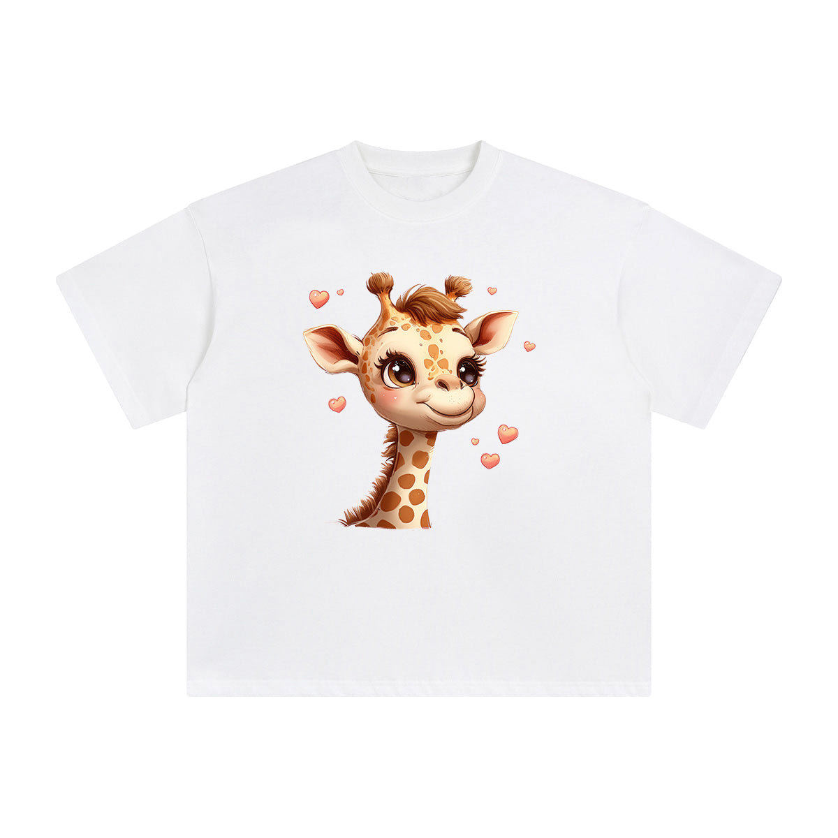 Giraffe With Love Graphic Tee-INNBLAC Fashion Apparel