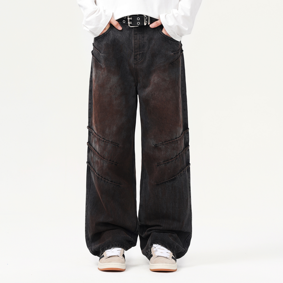 Baggy Denim Cargo Pants (Copy)-INNBLAC Fashion Apparel
