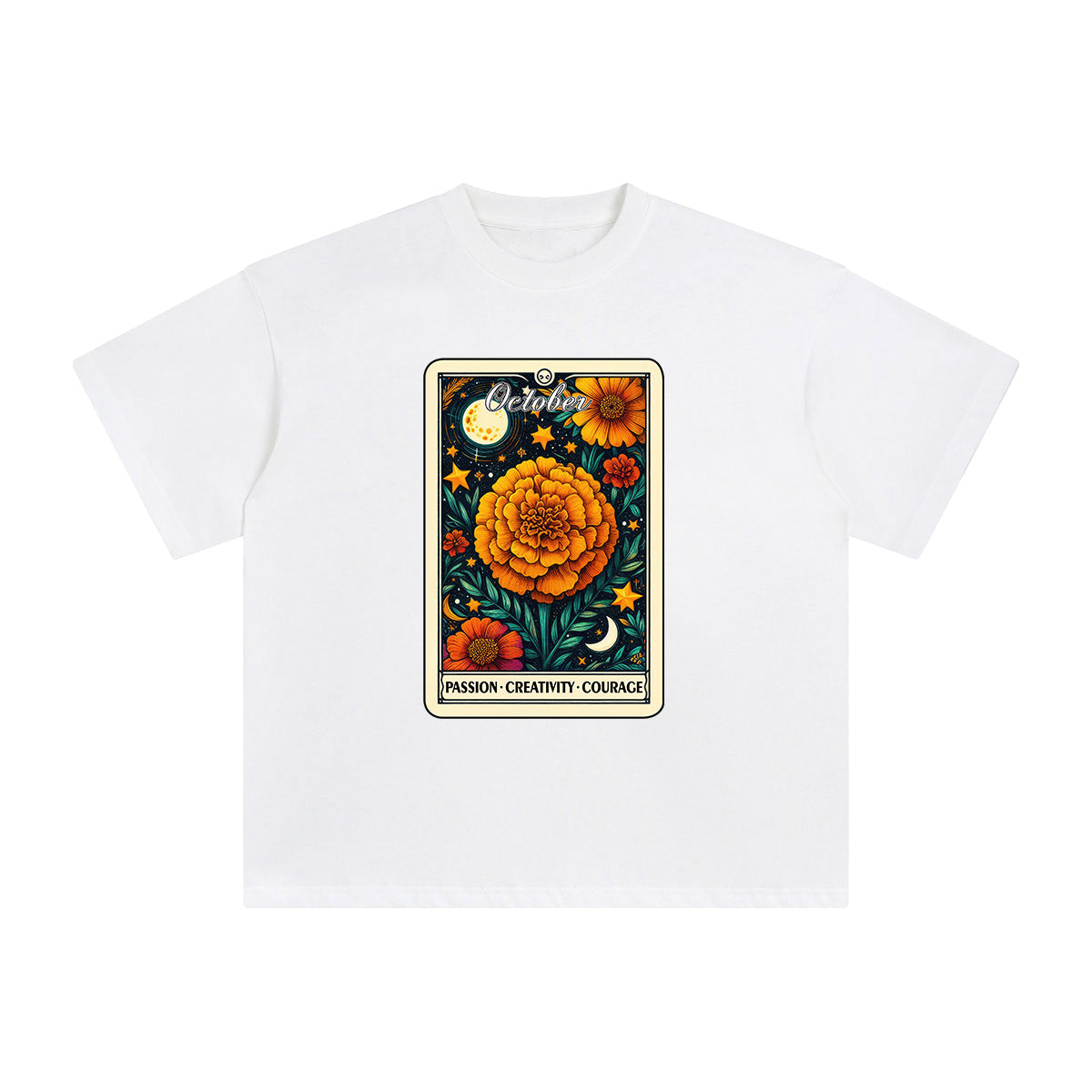 October Marigold Graphic Tee-INNBLAC Fashion Apparel