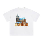 Prague Castle Graphic Tee-INNBLAC Fashion Apparel