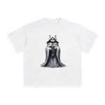 Ghost Cat Graphic Tee-INNBLAC Fashion Apparel