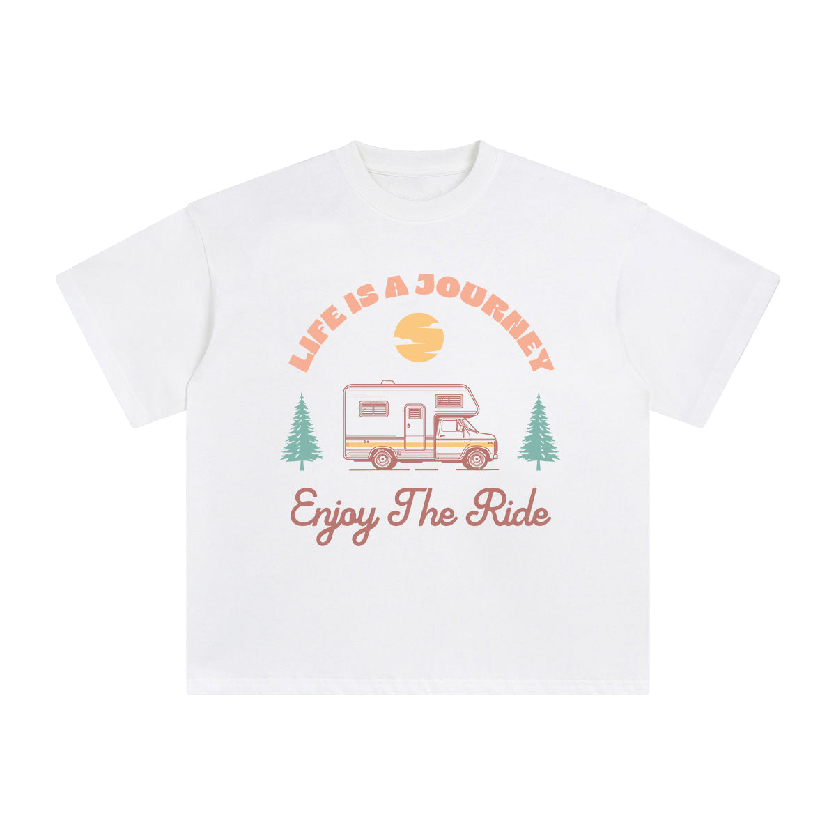 Campervans & Camping Graphic Tee-INNBLAC Fashion Apparel