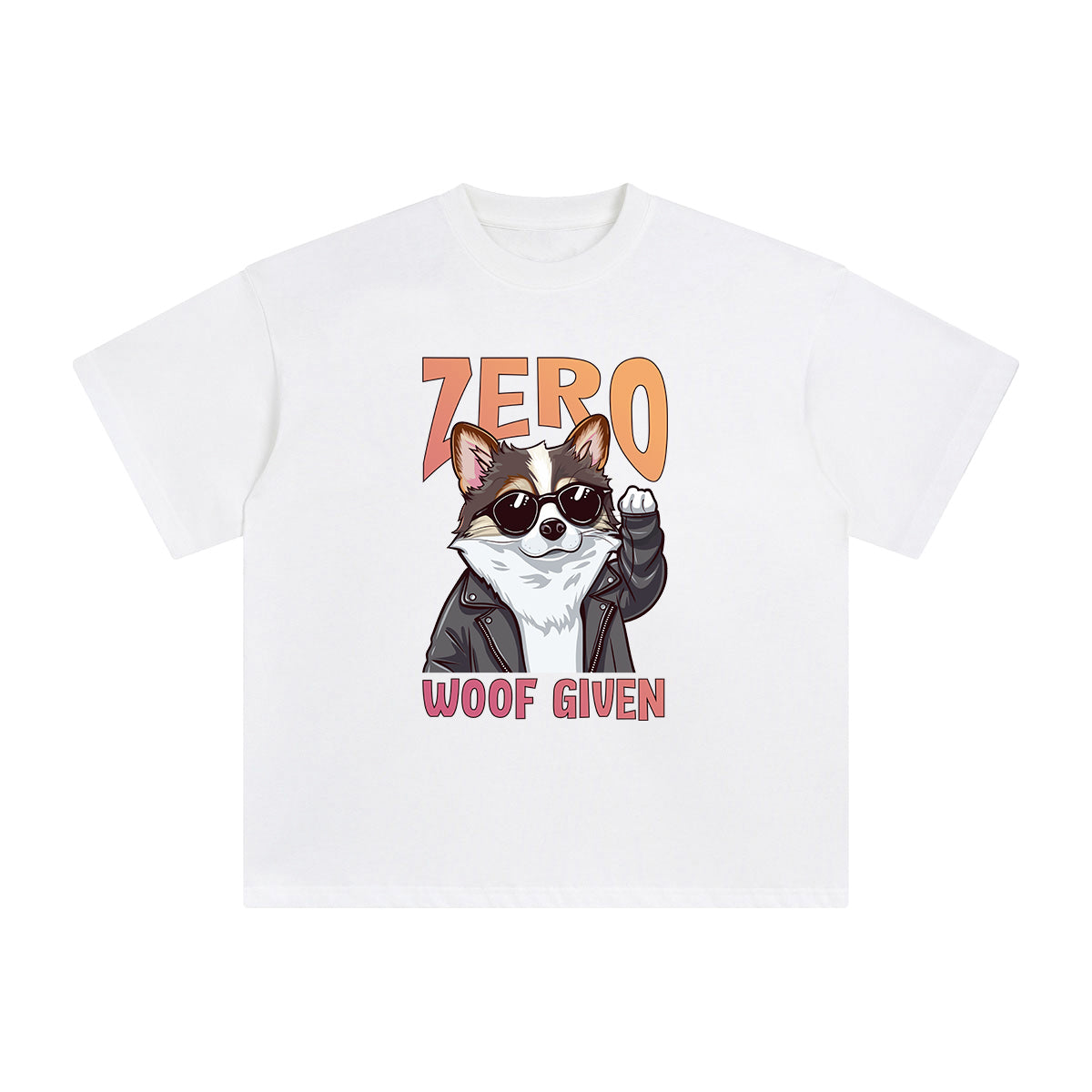 Zero Woof Given Graphic Tee-INNBLAC Fashion Apparel