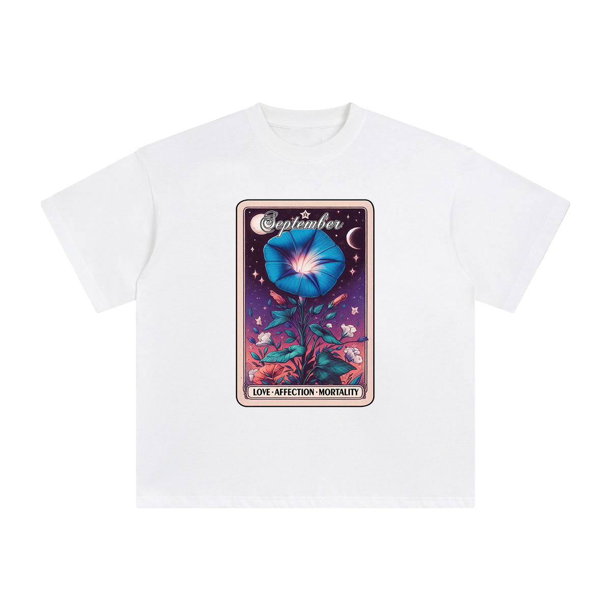 September Morning Glory Graphic Tee-INNBLAC Fashion Apparel