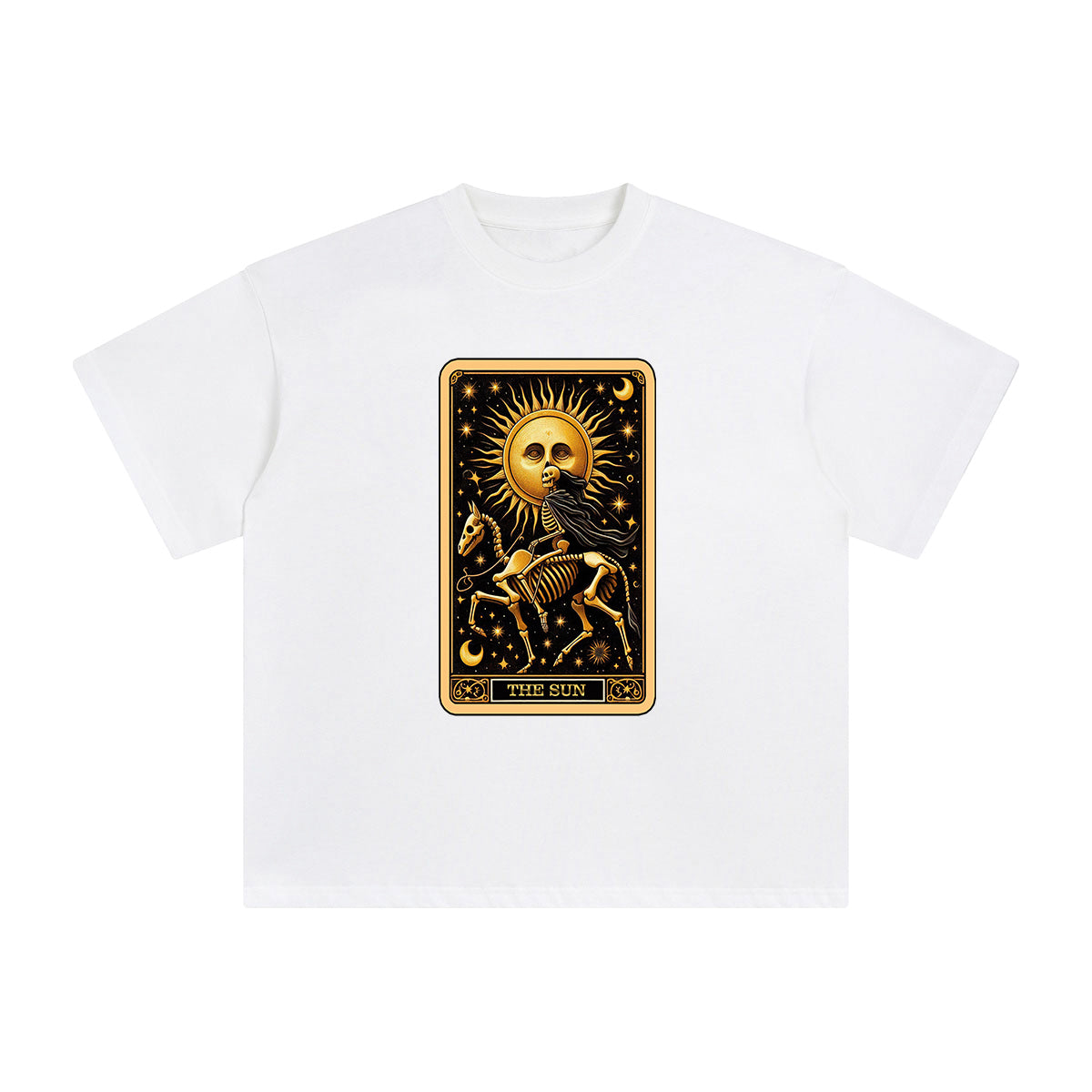 The Sun Card Graphic Tee-INNBLAC Fashion Apparel