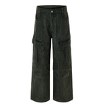 Zip Utility Wide Leg Cargo Pants