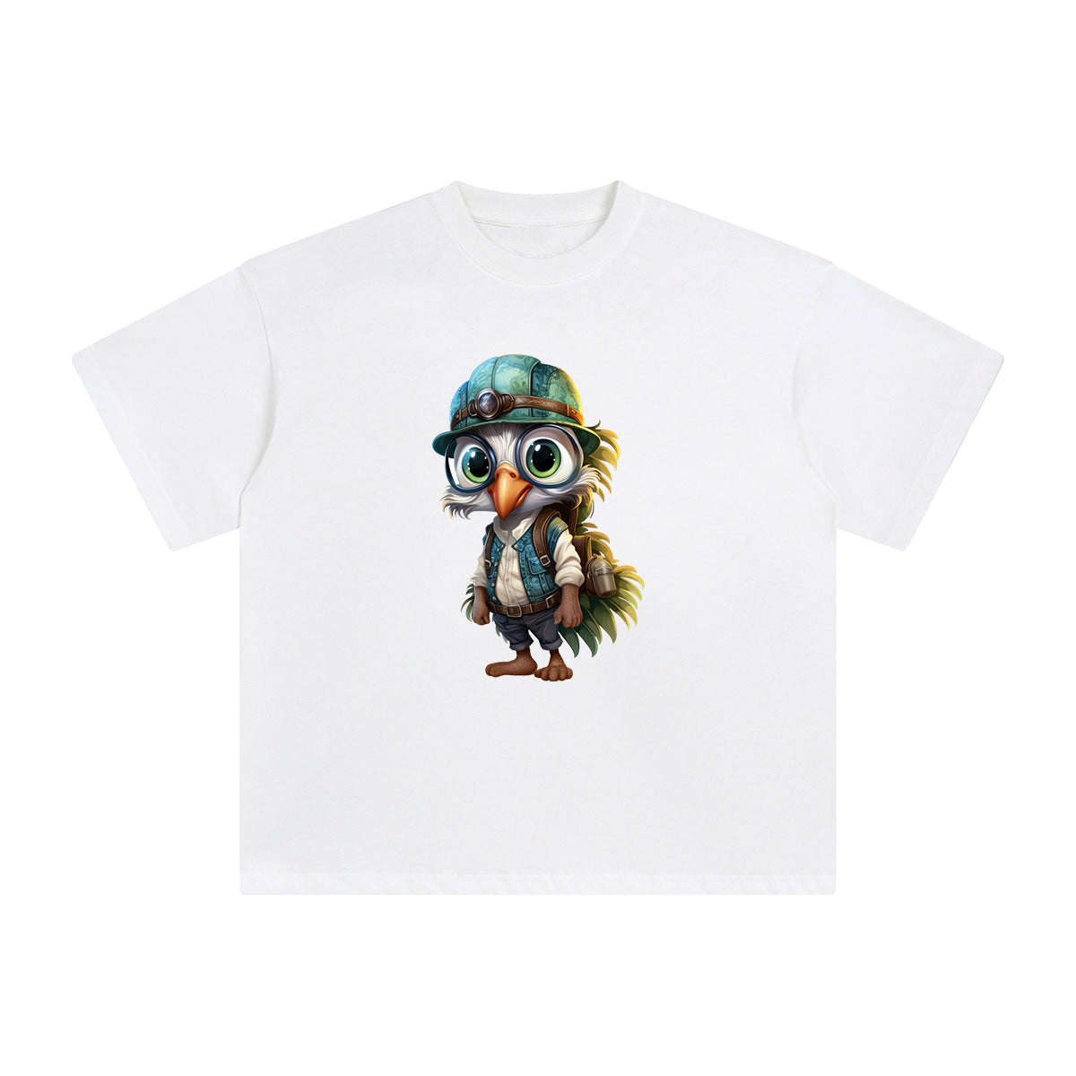 Peacock Graphic Tee-INNBLAC Fashion Apparel