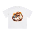 Christmas Nativity Scene Graphic Tee-INNBLAC Fashion Apparel