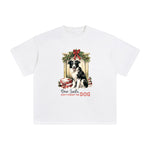 Christmas Dog Graphic Tee-INNBLAC Fashion Apparel